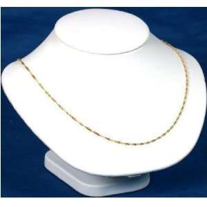  Bust Display Necklace Chain Holder White Unit