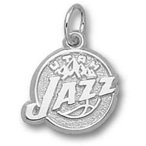  Sterling Silver   NBA Utah Jazz Logo Pendant GEMaffair 