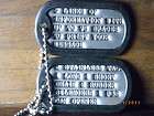   NECKLESS MODERN CHAINS ENGRAVED STAINLESS PERSONAL INDENTIFICATION NEW