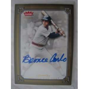  2004 Fleer Greats Bernie Carbo Red Sox Auto BV $15 Sports 
