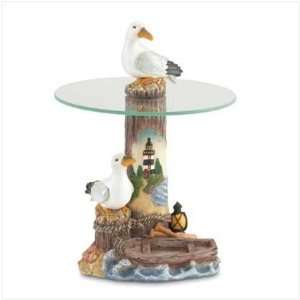 SEAGULL MINI TABLE WITH GLASS TOP