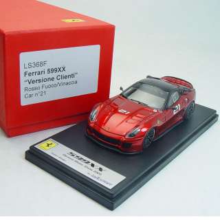 43 Looksmart Ferrari 599 599XX Versione Clienti #21 Rosso Fuoco 