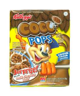 KELLOGGs cereal COCO POPS Puffed rice with cocoa  