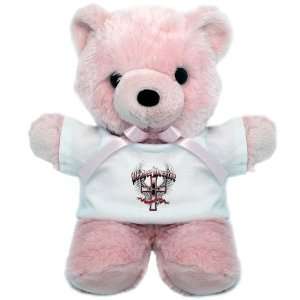  Teddy Bear Pink Prayer Warrior Cross 