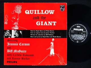 QUILLOW AND THE GIANT Jeannie Carson 1961 UK PHILIPS LP  