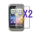 New 2x Clear LCD Screen Protector Guard Cover FOR HTC WildFire S G13 