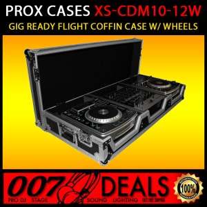 DJ LARGE COFFIN ROAD CASE CD PLAYER 12 MIXER PIONEER DENON DNS3700 