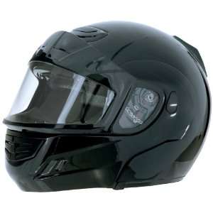   Modulex Solid Black Electric Double   Lens Helmet