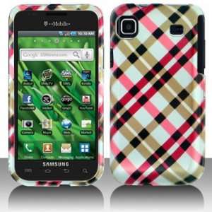  Samsung Vibrant (Galaxy S) T959 Hot Pink Plaid Hard Case 