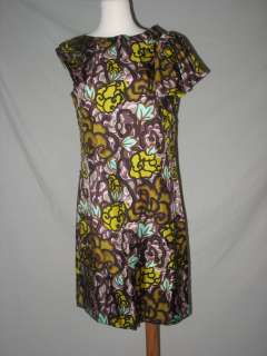 New Milly Juniper Print Silk Dress 8  