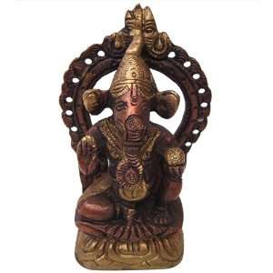  Little Ganesha Brass Statue Handmade Home Decor Sculptures 