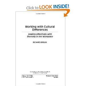 Working with Cultural Differences Dealing Effectively with Diversity 