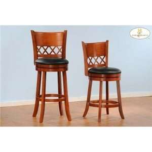  Home Elegance 1130 29S Shapel Swivel Bar Height Chair 