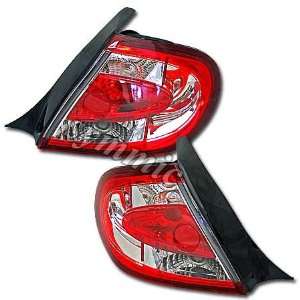  Dodge Neon 4Dr Tail Lights Red Clear Taillights 2003 2004 