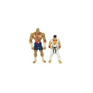  Street Fighter 4 Classic Figures Ryu Vs Sagat Toys 