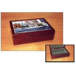   traditional box with tile of Quincy Market 