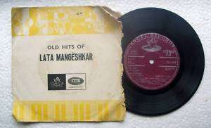 Old Hits of Lata Mangeshkar Hindi Film Songs 45 Rpm  
