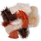 150* Beautiful Mixed Dyed Turkey Craft Feathers