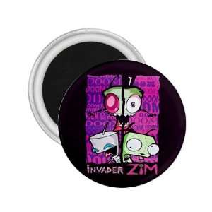  Invader Zim Souvenir Magnet 2.25  Kitchen 
