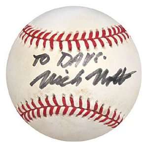 Nick Nolte Autographed / Signed Baseball