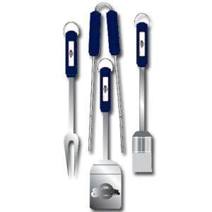  MILWAUKEE BREWERS 4 Piece Stainless Steel Grill Barbeque 