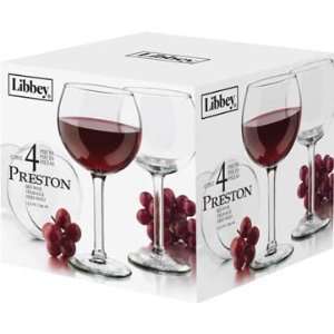  Preston 4pc Red Wine Glass Set