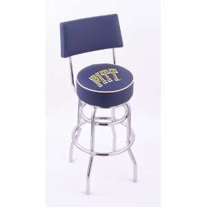  University of Pittsburgh 25 Double ring swivel bar stool 