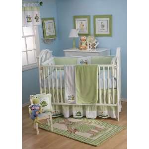  Kelly Rightsell Petite Playmates 4 Piece Crib Bedding Set 