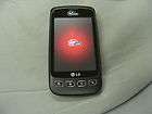VIRGIN MOBILE LG VM670 OPTIMUS V TOUCH SCREEN CELL PHONE BLACK ANDROID