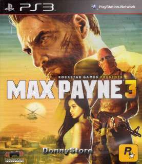 MAX PAYNE 3 PS3 VIDEO GAME ROCKSTAR BRAND NEW & SEALED  