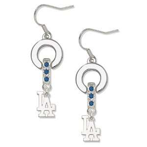   Los Angeles Dodgers MVP Dangle Earrings GEMaffair Jewelry