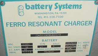 Ferro Industrial Forklift Resonant Battery Charger 12V  