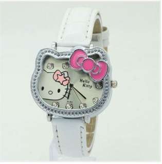   Hello Kitty Girl Ladies wristwatch bowknot cat design watches  