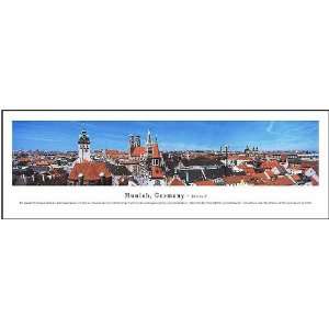 Munich, Germany   Series 2 Panoramic View Framed Print  