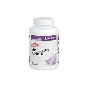  Ultra Plan Vitamin D 3 5000 IU (150 softgels) Health 