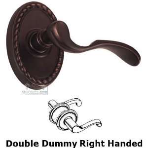 Double dummy paddle right handed lever with oval rope rosette in oil r