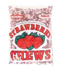 Alberts Strawberry Fruit Chews   Penny Candy  Grocery 