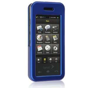  Samsung Instinct M800 Blue Rubberized Hard Snap on 
