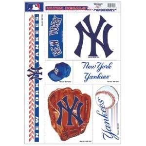  New York Yankees Static Cling Decal Sheet * Sports 
