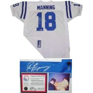 Peyton Manning Indianapolis Colts Autographed Reebok Authentic White 