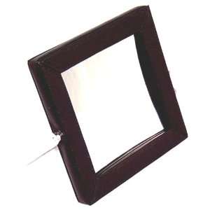  Danielle Black Square Easel Leather Mirror 5x 