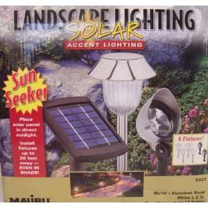  Landscape Lighting Solar Accent Lighting 6 Fixture Kit Solar 