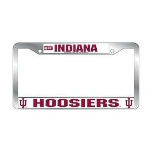  Indiana Hoosiers Chrome License Plate Frame *SALE* Sports 