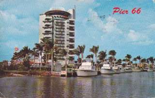 Pier 66 Motor Hotel Fort Lauderdale FL photo postcard  
