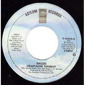    Heartache Tonight/Teenage Jail (NM 45 rpm) The Eagles Music