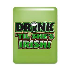 iPad Case Key Lime Drinking Humor Drink Til Shes Irish St Patricks 