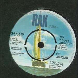   DOUBT ABOUT IT 7 INCH (7 VINYL 45) UK RAK 1980 HOT CHOCOLATE Music