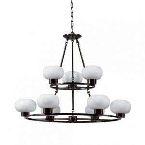  Triarch 29474 GM Atomique Collection 9 Light Chandelier 