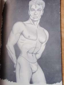   ART QUARTERLY muscle bodybuilding art drawings physique magazine No. 4