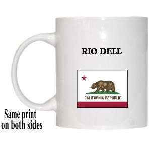    US State Flag   RIO DELL, California (CA) Mug 